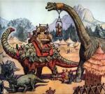 Динозавры и люди где-то встречались: обнаружено очередное свидетельство