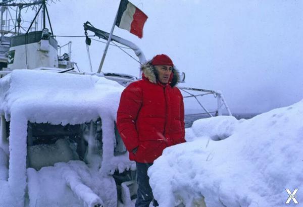 Жак-Ив Кусто в Антарктиде