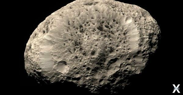 Спутник Гиперион, фото "Кассини"