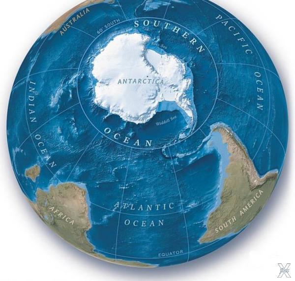 Южный океан имеет круглую форму. Антр...