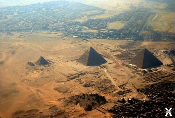 Пирамиды на плато Гиза, Египет