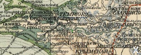 Карта 1909 года