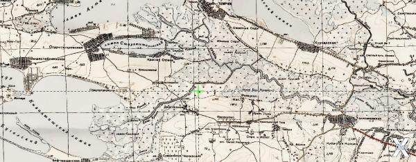 Карта 1936 года