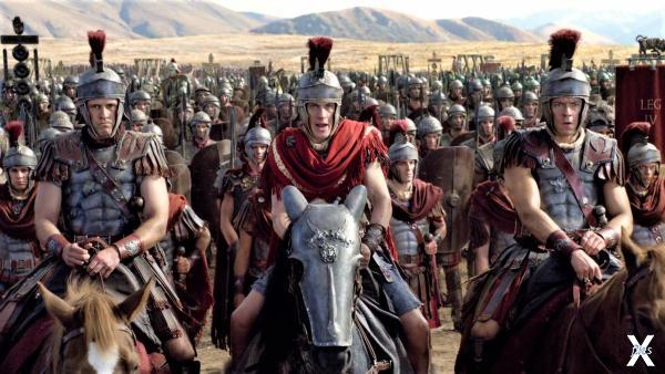 Красс во главе римских легионов. Кадр...