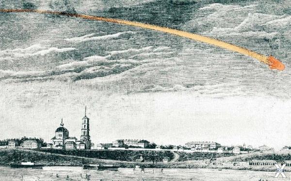 Падение Оханского метеорита 30 август...