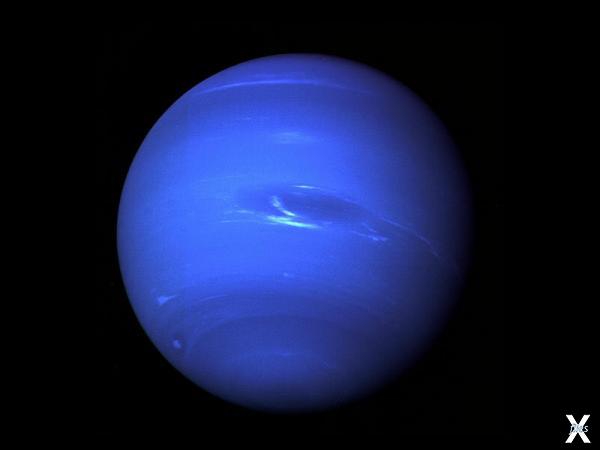 Нептун, снимок «Вояджера-2»