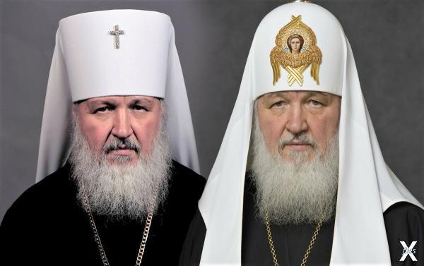 Слева - митрополит Кирилл; справа - п...
