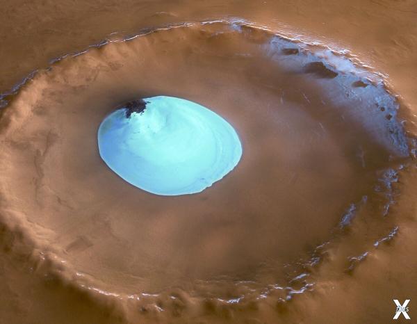 Ледяные шапки на Марсе