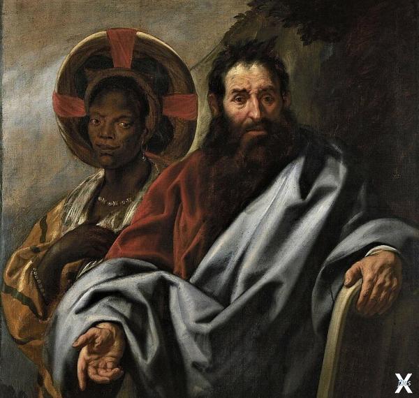 Моисей с мадианитянской женой Сепфорой