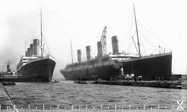 Два близнеца «Олимпик» и «Титаник»