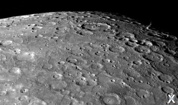 Поверхность Меркурия от MESSENGER (США)