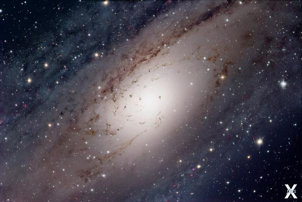 Центр Андромеды от "Хаббла"