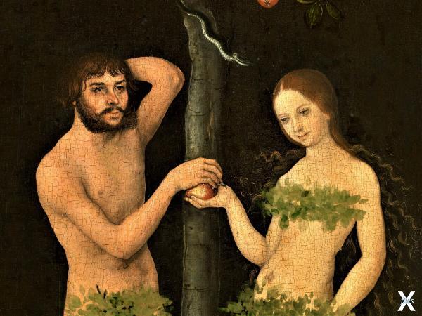 "Адам и Ева" Лукаса Кранаха Старшего,...