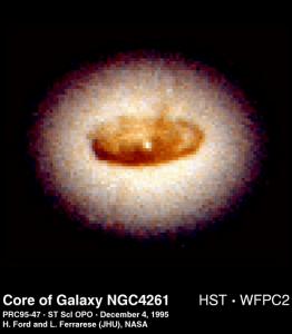 Круговорот в центре NGC 4261