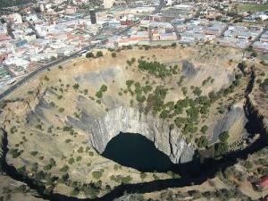 Kimberley big hole в Южной Африке