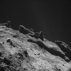 Фотография поверхности кометы 67P/Чурюмова — Герасименко