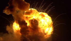Взрыв беспилотного космического корабля Antares