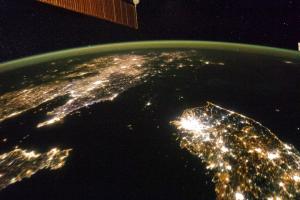 Ночная Северная Корея