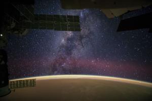 Млечный путь с борта МКС