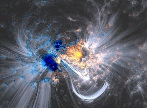 NASA сфотографировало магнитное поле Солнца